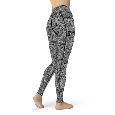 Eco-Friendly Deep Sea Contour Leggings