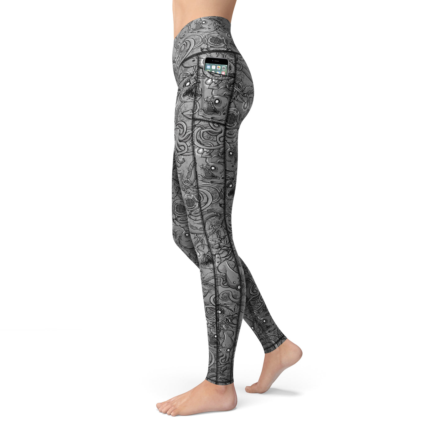 Eco-Friendly Deep Sea Contour Leggings