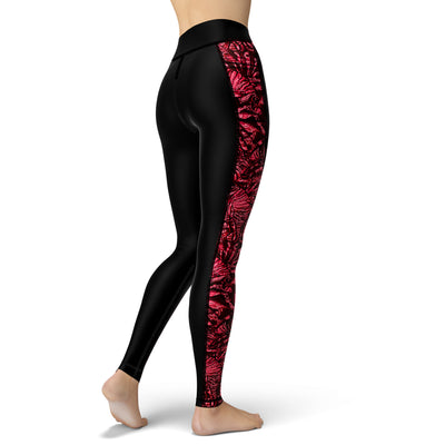 Eco-Friendly Lionfish Invasion Contour Leggings 